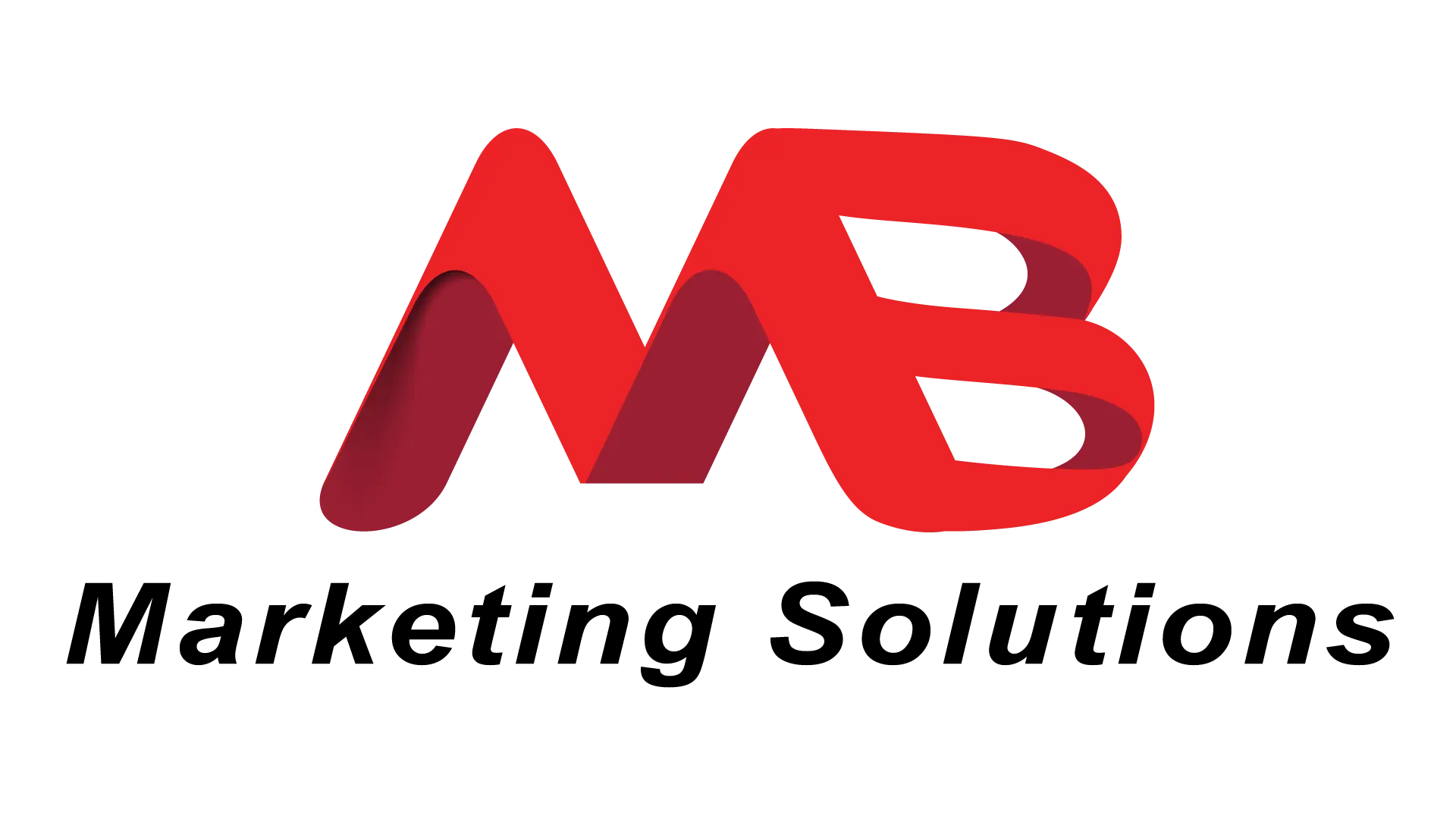 an image of MB Marketing Solutions Logo in Landscape with a Black tagline